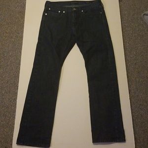 Men's Dark Blue Slim Bullhead Jeans